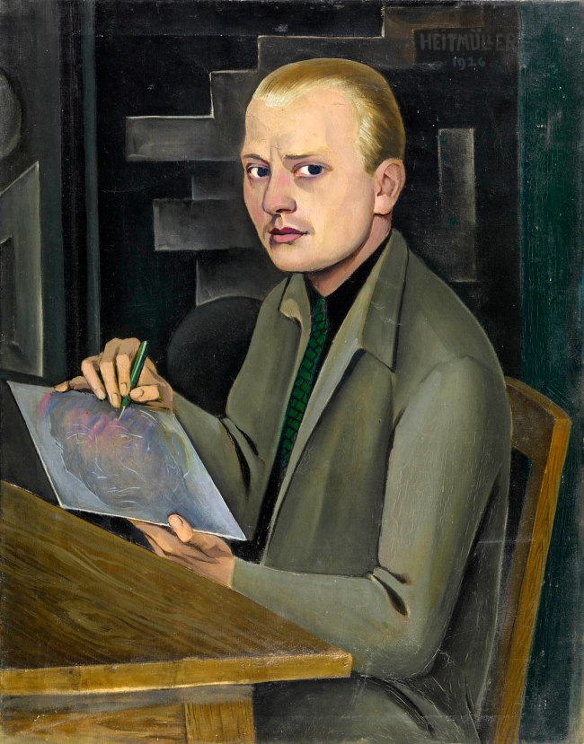 August Heitmüller (German, 1873-1935) 'Self-Portrait' 1926