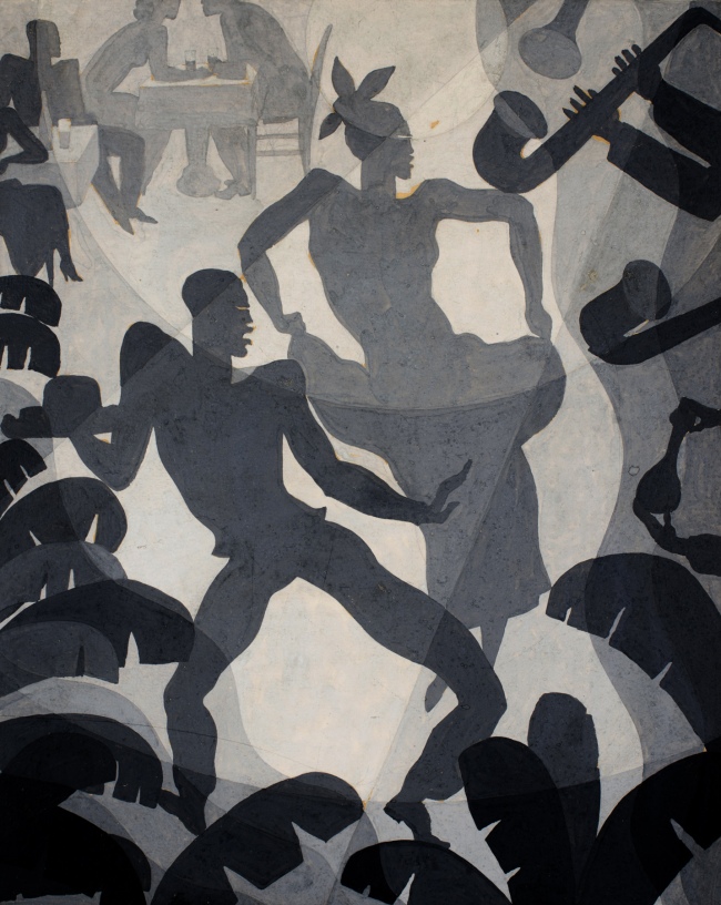 Aaron Douglas. 'Dance' c. 1930