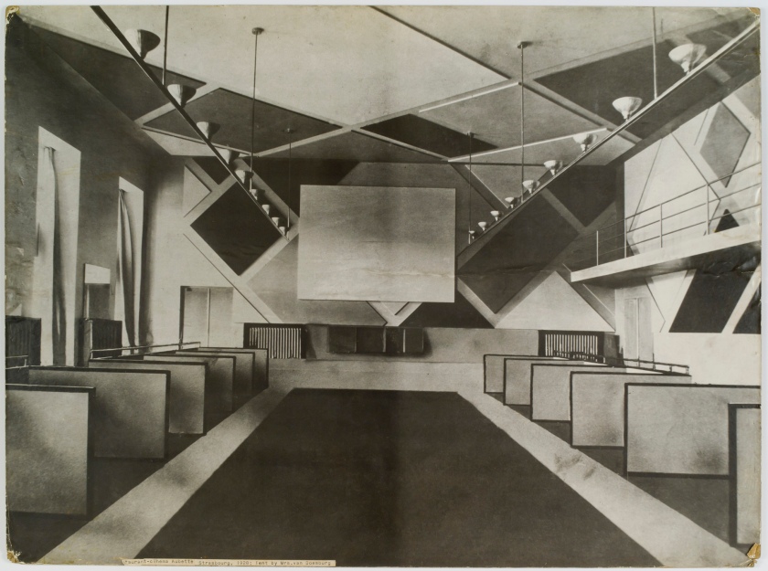 Theo van Doesburg The Ciné-bal (cinema-ballroom) at Café L'Aubette, Strasbourg, designed by Theo van Doesburg 1926-1928