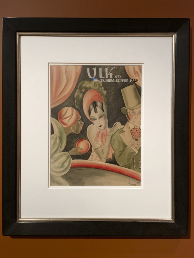 Dodo. 'The Fortune Teller', published in 'ULK' February 1929 (installation view)