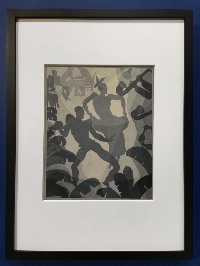Aaron Douglas. 'Dance' c. 1930 (installation view)