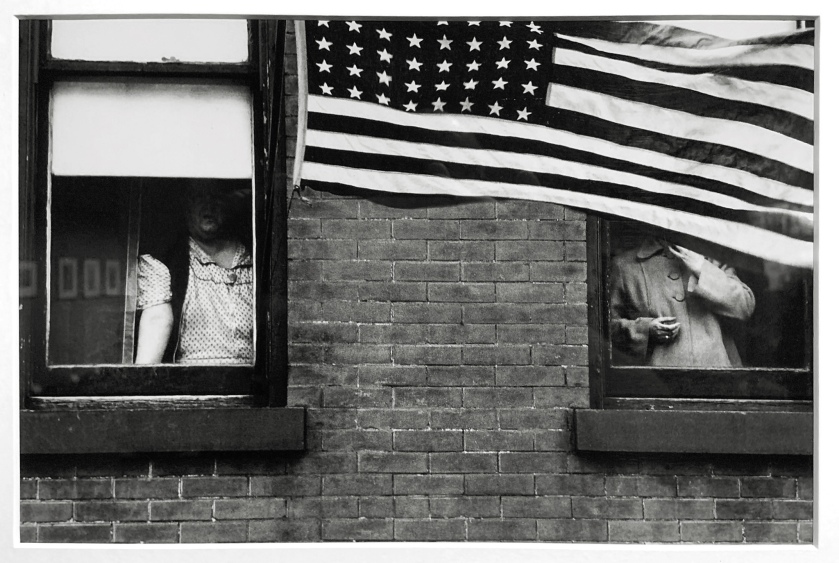 Robert Frank (American, 1924-2019) 'Parade - Hoboken, New Jersey' 1955 (installation view)
