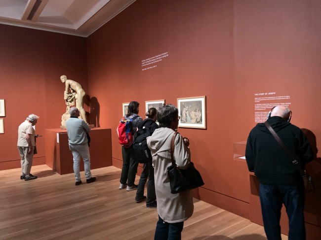 Installation view of the exhibition 'William Blake' at Tate Britain, London Photo: Marcus Bunyan