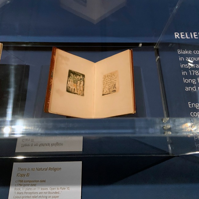 William Blake (British, 1757-1827) 'Book of Thel (Copy I)' c. 1789 (installation view)