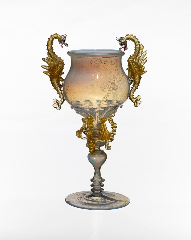 Venice And Murano Glass And Mosaic Company, Venice (manufacturer) Italy est. 1859 'Goblet' c. 1880
