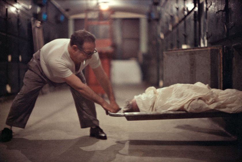 Gordon Parks (American, 1912-2006) 'Shooting Victim in Cook County Morgue, Chicago, Illinois' 1957