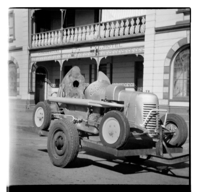 Unknown photographer (Australian) 'Untitled (Bill Edwards speedcar, Victoria)' 1946-47