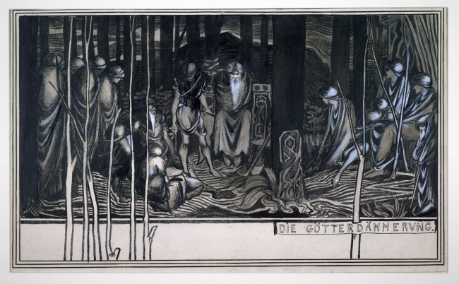 Aubrey Beardsley (British, 1872-98) 'Die Götterdämmerung' 1892