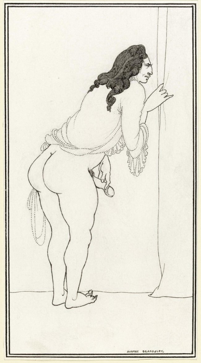 Aubrey Beardsley (British, 1872-1898) 'The Impatient Adulterer' 1896-7