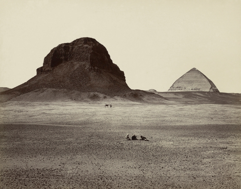 Francis Frith (British, 1822-98) 'The Pyramids of Dahshoor [Dahshur], from the East, from Egypt, Sinai, and Jerusalem: A Series of Twenty Photographic Views by Francis Frith' 1858 (published 1860 or 1862)