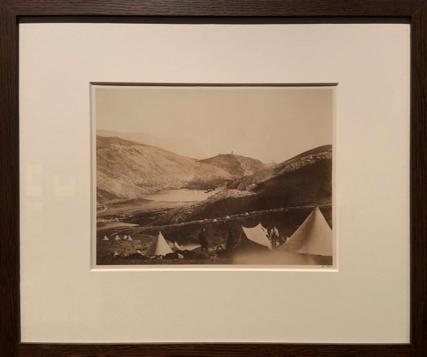 Roger Fenton (British, 1819-1869) 'Balaclava from Guard’s Hill, the Crimea' 1855 (installation view)