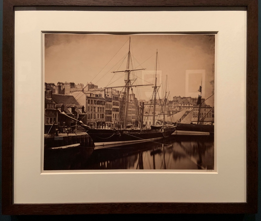 Gustave Le Gray (French, 1820-1884) 'The Imperial Yacht, La Reine Hortense, Le Havre' 1856-1857 (installation view)