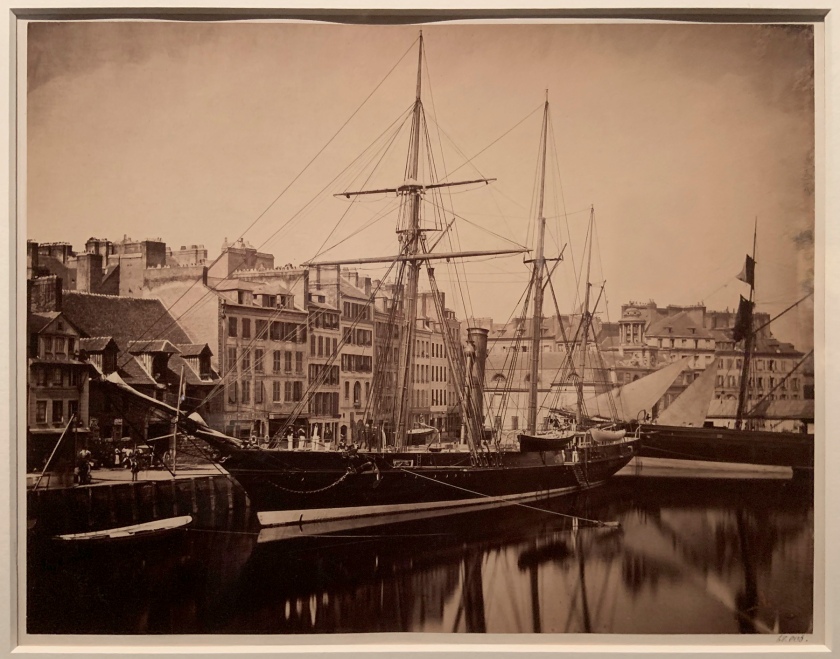 Gustave Le Gray (French, 1820-1884) 'The Imperial Yacht, La Reine Hortense, Le Havre' 1856-1857 (installation view)