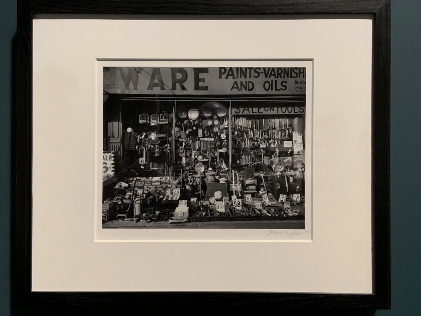 Berenice Abbott (American, 1898-1991) 'Hardware Store' 1938 (installation view)
