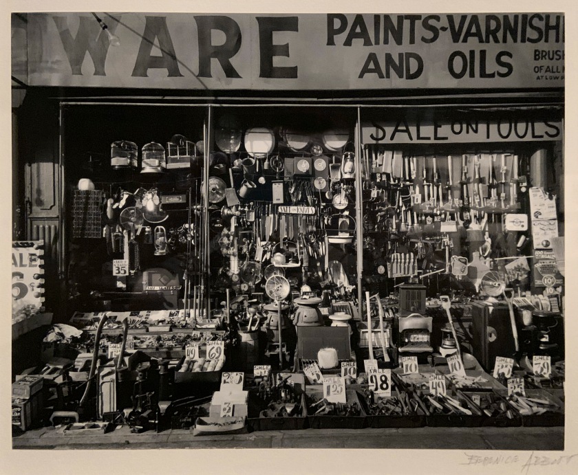 Berenice Abbott (American, 1898-1991) 'Hardware Store' 1938 (installation view)