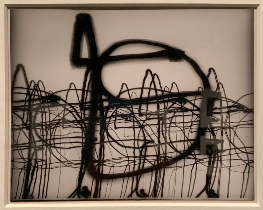 Otto Steiner (German, 1915-1978) 'Luminogram' 1952 (installation view)