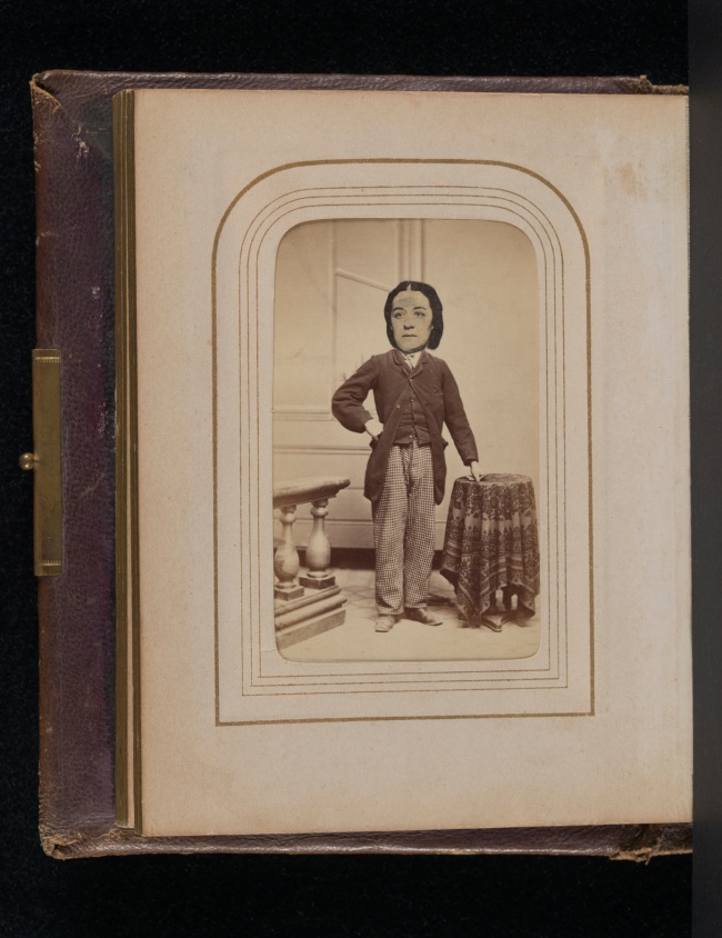 Unknown artist. '[Carte-de-visite Album of Collaged Portraits]' 1850s-1860s