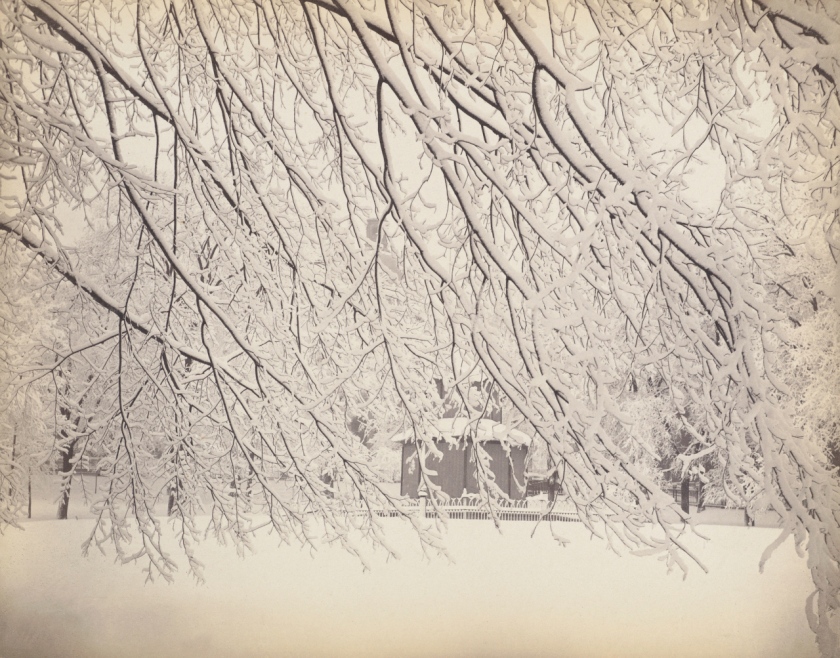 Attributed to Josiah Johnson Hawes (American, Wayland, Massachusetts 1808 - 1901 Crawford Notch, New Hampshire) Winter on the Common, Boston' 1850s