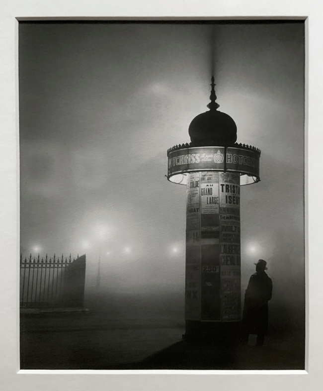 Brassaï (French, 1899-1984) 'Morris Column, avenue de l'Observatoire' 1934 (installation view)