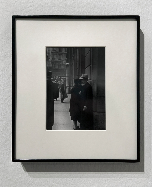 Brassaï (French, 1899-1984) 'Lovers at the gare Saint Lazare' c. 1937 (installation view)