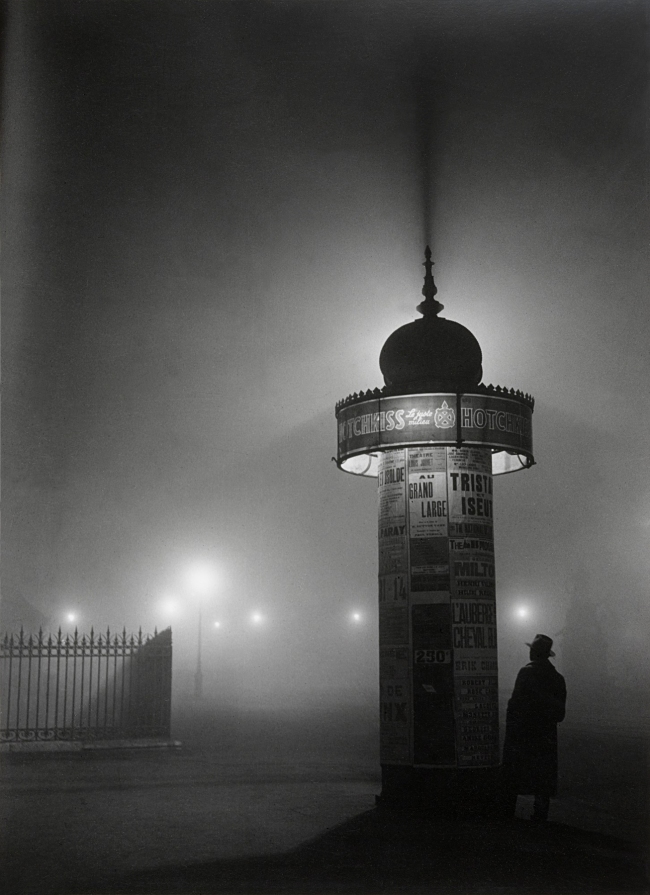 Brassaï (French, 1899-1984) 'Morris Column, avenue de l'Observatoire' 1934