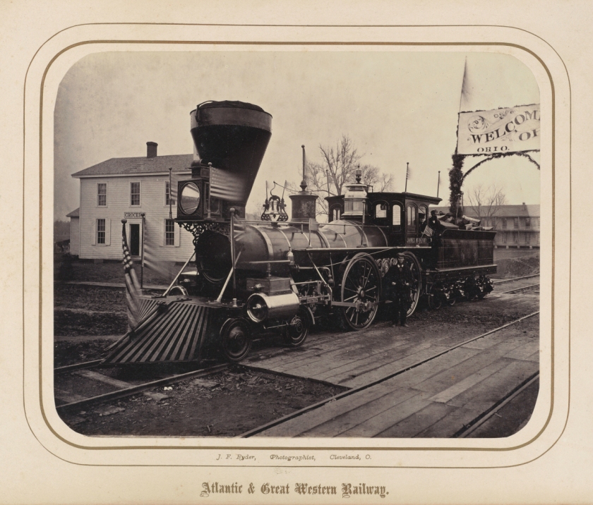 James Fitzallen Ryder (American, 1826-1904) 'Locomotive James McHenry (58), Atlantic and Great Western Railway' 1862