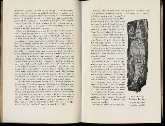 "The Primitive Artist" by Charles Barrett in the pamphlet 'Australian Aboriginal Art' by Charles Barrett and A.S. Kenyon