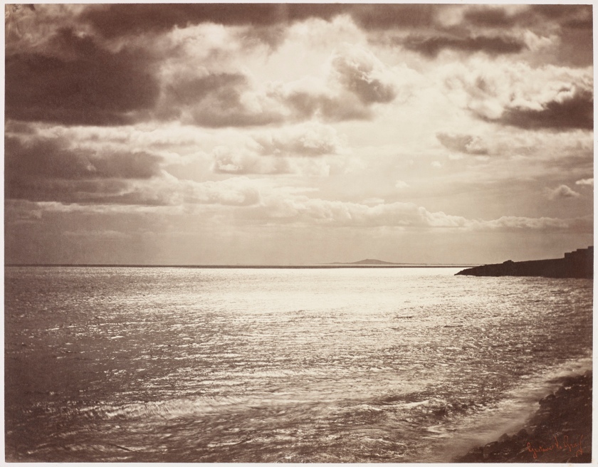 Gustave Le Gray (French, 1820-1884) 'Mediterranean with Mount Agde' 1857