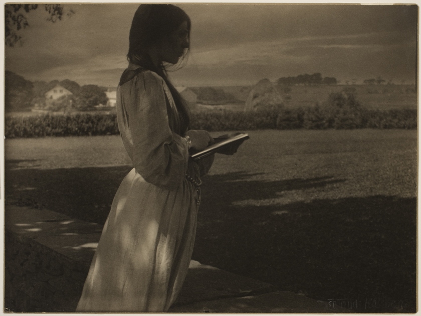 Gertrude Käsebier (American, 1852-1934) 'The Sketch (Beatrice Baxter)' 1903