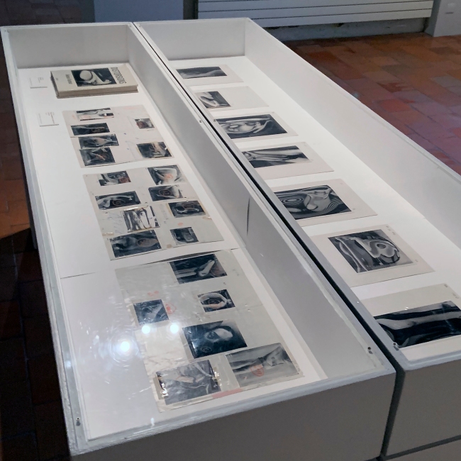 André Kertész (Hungarian, 1894-1985) 'Original plates of the model of the book 'Distortions'' 1975-1976 (installation view)