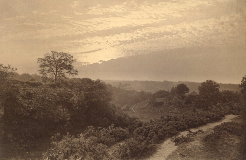 Henry Peach Robinson (British, 1830-1901) 'Evening on Culverden Down' c. 1870
