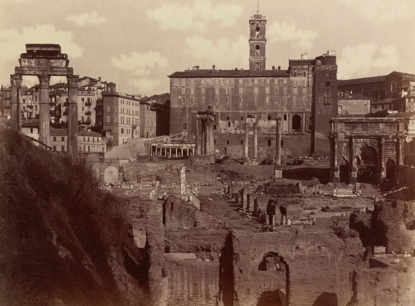 Unidentified maker. 'The Roman Forum' c. 1885