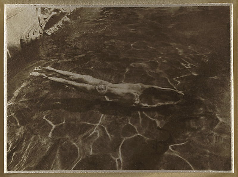 André Kertész (Hungarian, 1894-1985) 'Underwater Swimmer, Esztergom, Hungary' 1917