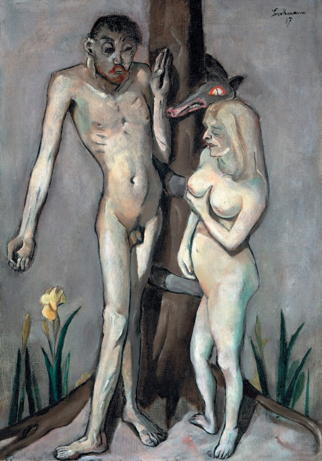 Max Beckmann (German, 1884-1950) 'Adam and Eve' 1917