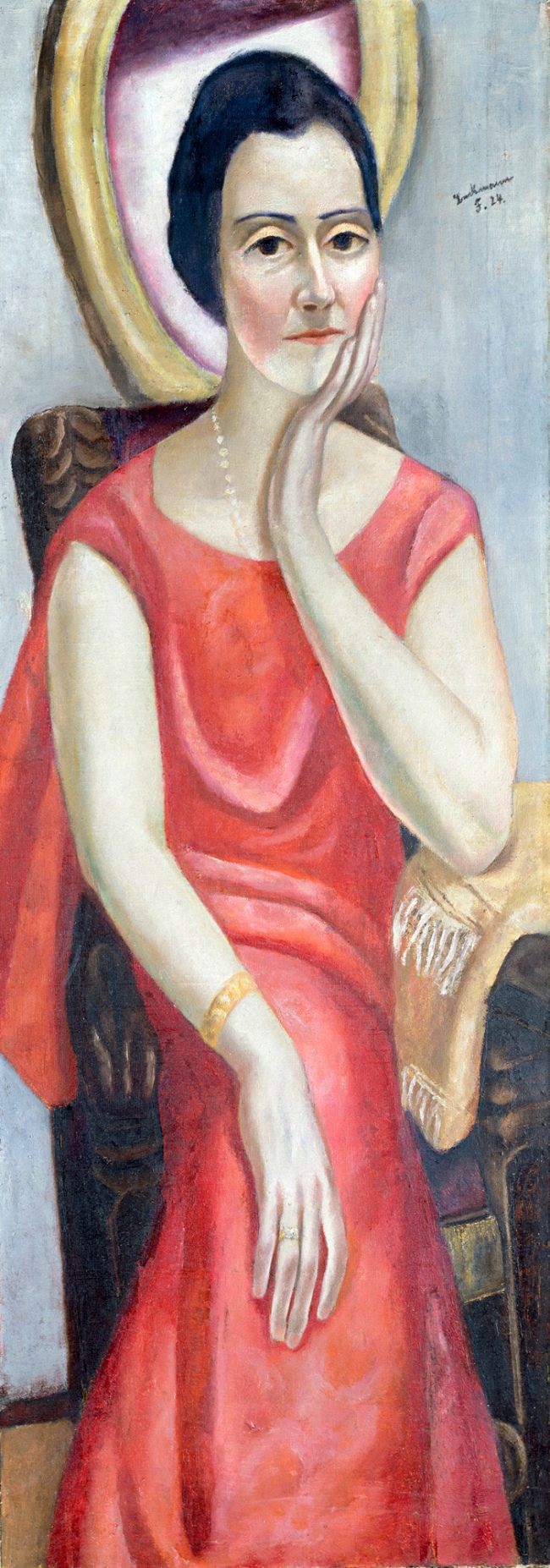 Max Beckmann. 'Portrait of Käthe von Porada' 1924