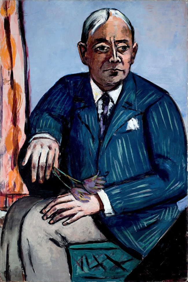 Max Beckmann. 'Portrait of Ludwig Berger' 1945