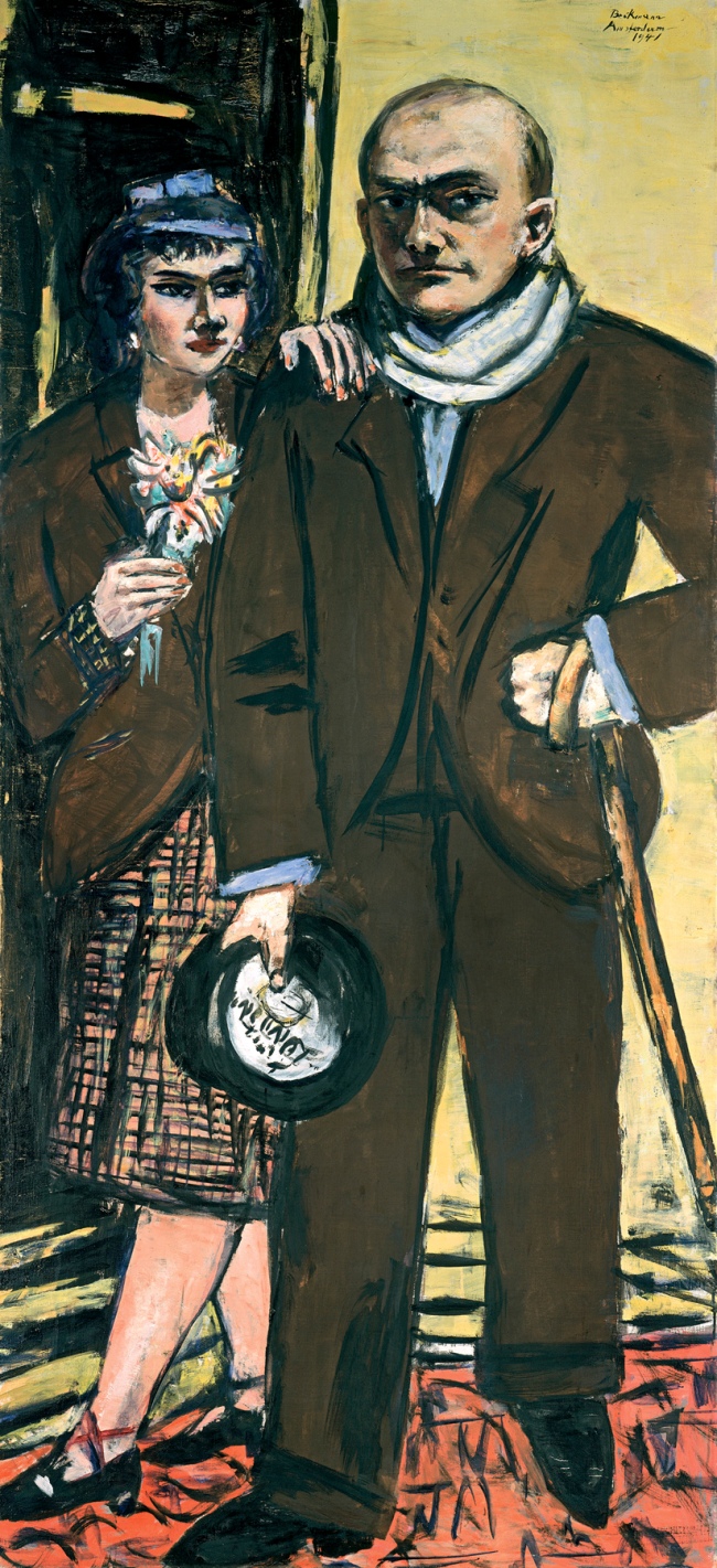Max Beckmann. 'Double portrait (Max and Mathilde Beckmann)' 1941