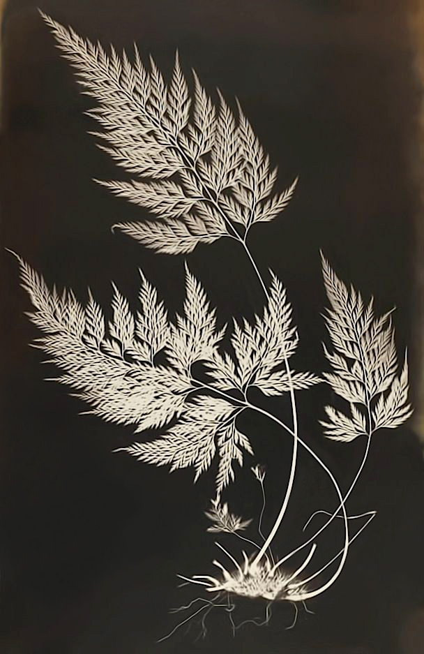 Cecilia Glaisher (British, 1828-1892) 'Bory's Spleenwort (Asplenium onopteris)' c. 1853-1856