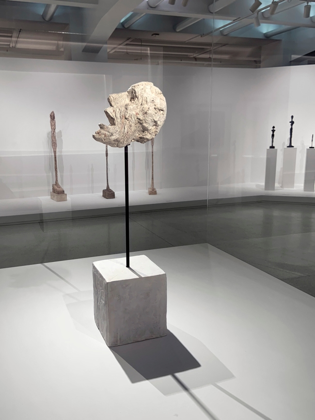 Alberto Giacometti (Swiss, 1901-1966) 'Head on a Rod' 1947 (installation view)
