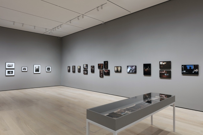 Installation view of the Collection 1940s-1970s, Room 409: 'Gordon Parks and "The Atmosphere of Crime"' at the Museum of Modern Art (MoMA), New York