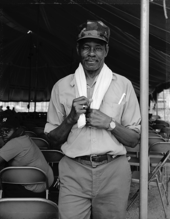Dawoud Bey (American, b. 1953) 'A Man with a Towel, Brooklyn, NY 1989' 1989