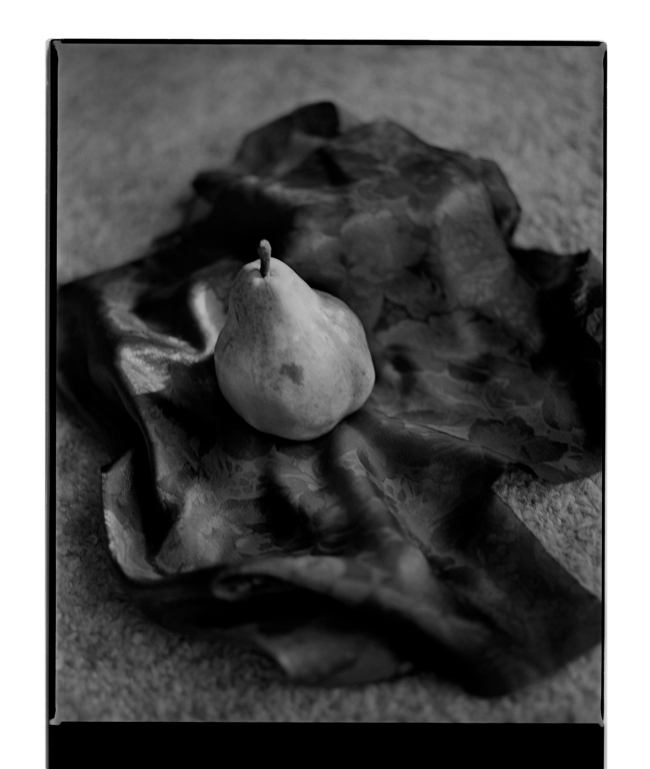 Marcus Bunyan (Australian, b. 1958) 'Untitled (pear on black)' 1994