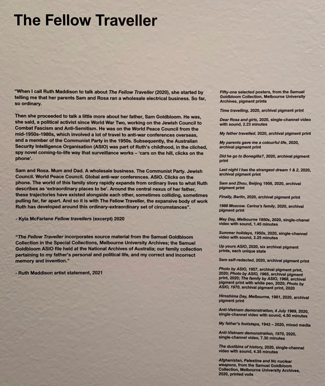 Text from the exhibition 'Ruth Maddison It was the best of times, it was the worst of times' at the Centre for Contemporary Photography, Melbourne