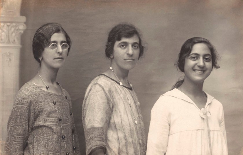 Karimeh Abbud (Palestinian, 1893-1940) 'Three Women' 1930s