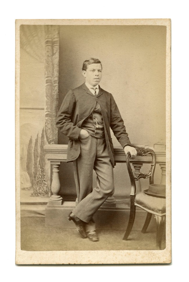 C. Rudd & Co (Australian) 'Untitled (Standing man)' c. 1872 (recto)