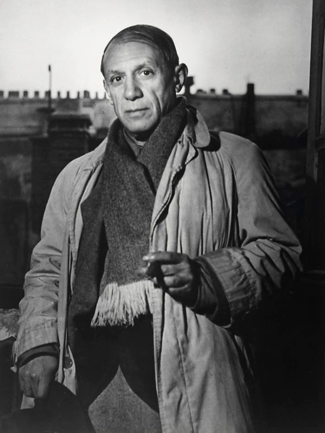 Brassaï (Hungarian-French, 1899-1984) 'Pablo Picasso at the window of his studio on the Rue des Grands Augustins, Paris' 1939
