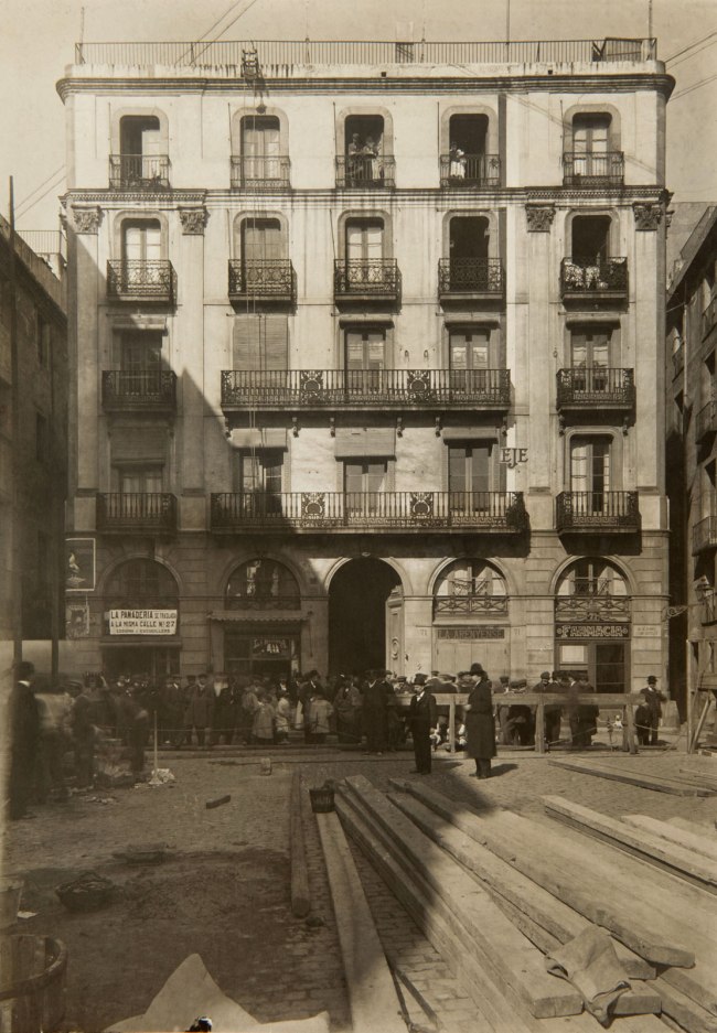 Adolf Mas (Spanish, 1861-1936) 'Sense títol (Plaça en obres)' (Untitled (Place under construction)) About 1908-1911