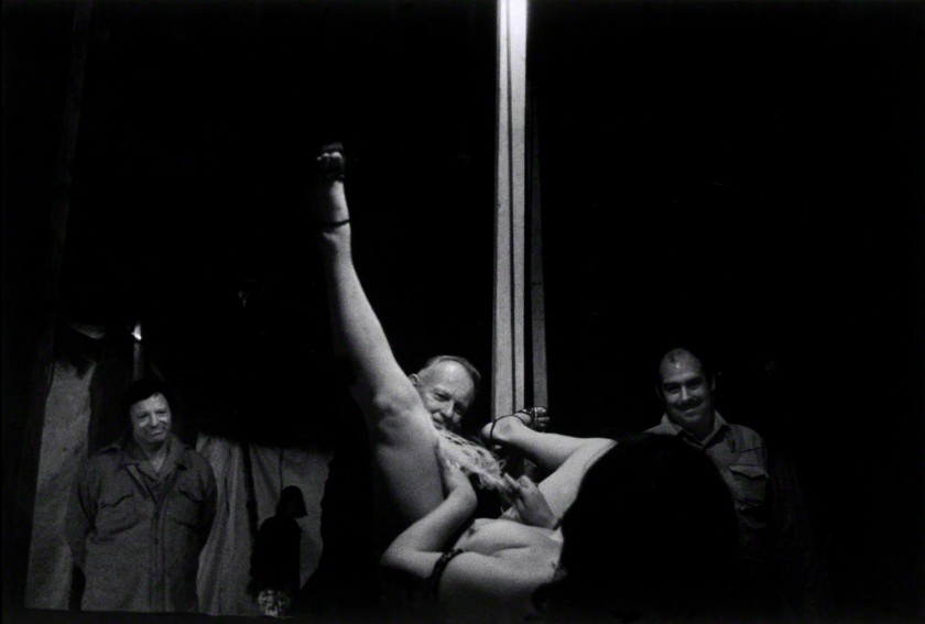 Susan Meiselas (American, b. 1948) 'Playing strong, Tunbridge, VT' 1975