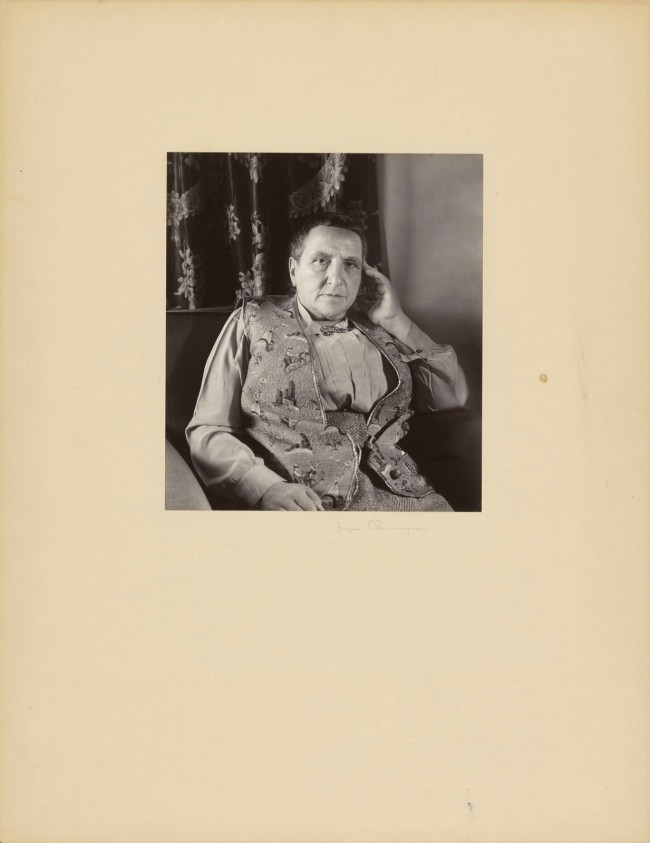 Imogen Cunningham (American, 1883-1976) 'Gertrude Stein, Writer' 1934