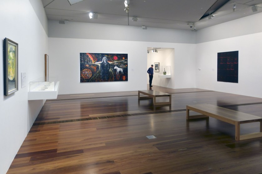 Installation view of the exhibition 'WHO ARE YOU: Australian Portraiture' at NGV Australia, Federation Square, Melbourne